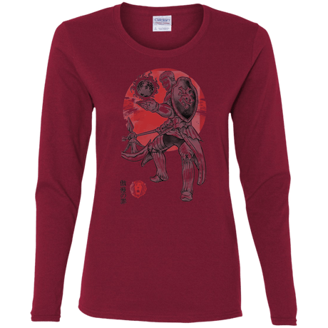 T-Shirts Cardinal / S Lion Pride Women's Long Sleeve T-Shirt