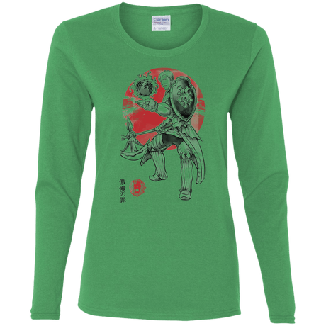 T-Shirts Irish Green / S Lion Pride Women's Long Sleeve T-Shirt
