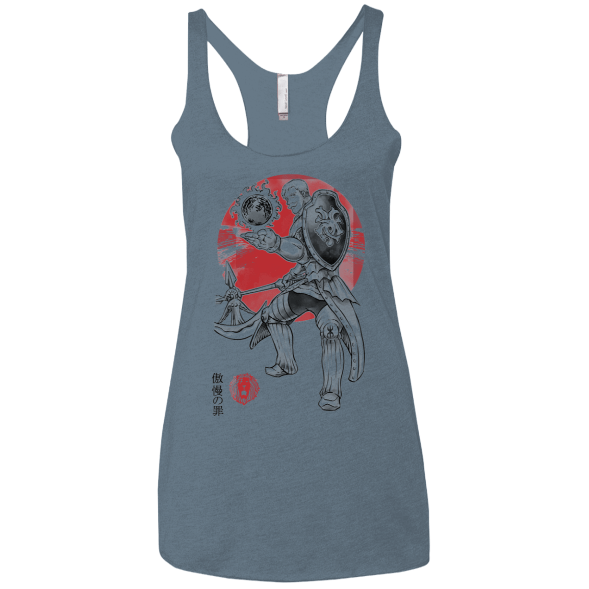 T-Shirts Indigo / X-Small Lion Pride Women's Triblend Racerback Tank