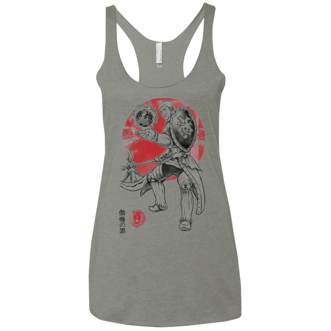T-Shirts Venetian Grey / X-Small Lion Pride Women's Triblend Racerback Tank