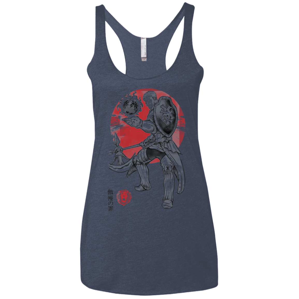 T-Shirts Vintage Navy / X-Small Lion Pride Women's Triblend Racerback Tank