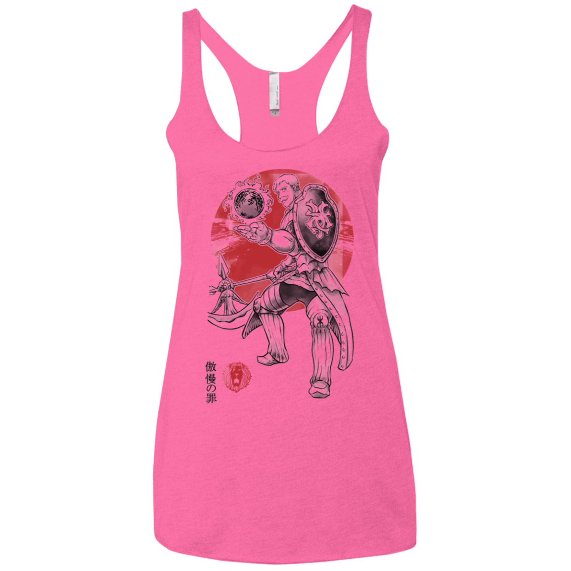 T-Shirts Vintage Pink / X-Small Lion Pride Women's Triblend Racerback Tank