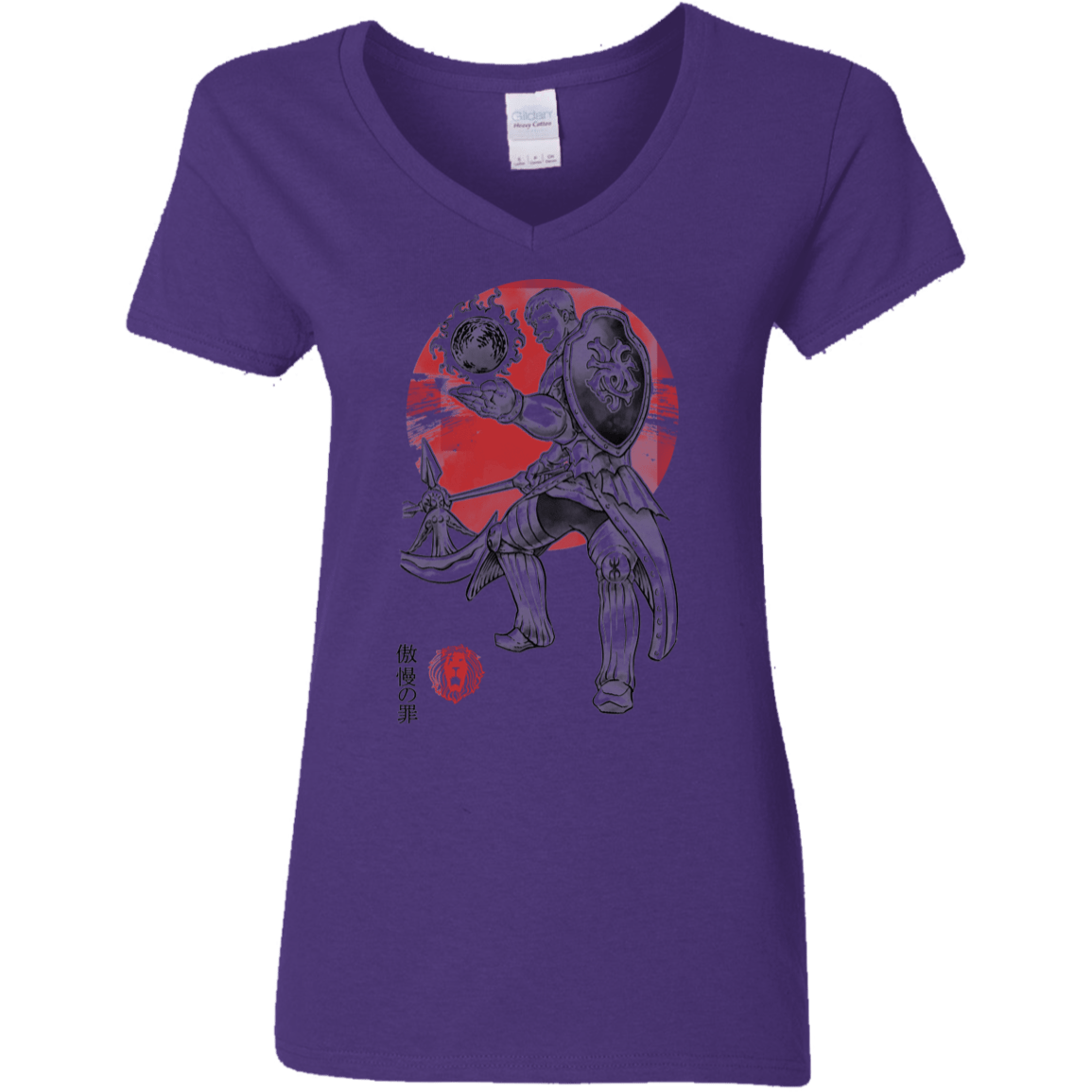 T-Shirts Purple / S Lion Pride Women's V-Neck T-Shirt