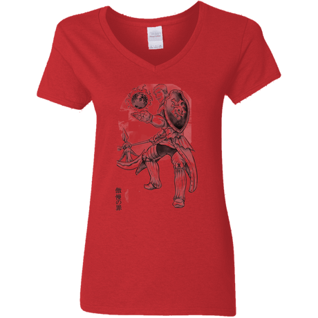 T-Shirts Red / S Lion Pride Women's V-Neck T-Shirt