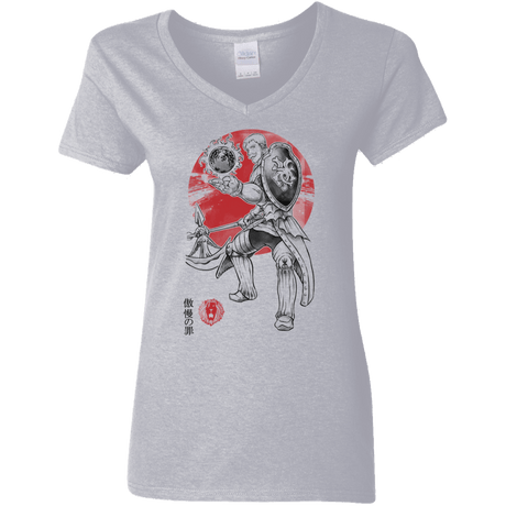 T-Shirts Sport Grey / S Lion Pride Women's V-Neck T-Shirt