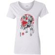 T-Shirts White / S Lion Pride Women's V-Neck T-Shirt