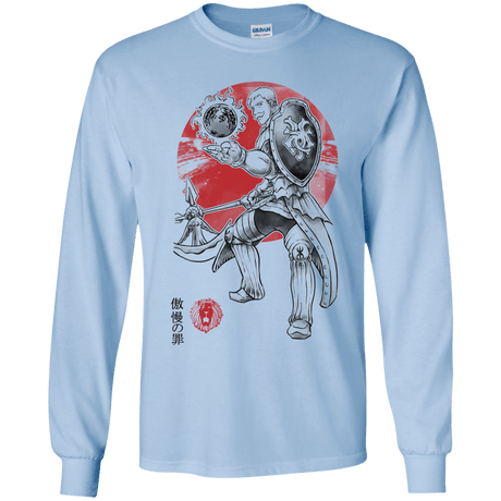 T-Shirts Light Blue / YS Lion Pride Youth Long Sleeve T-Shirt