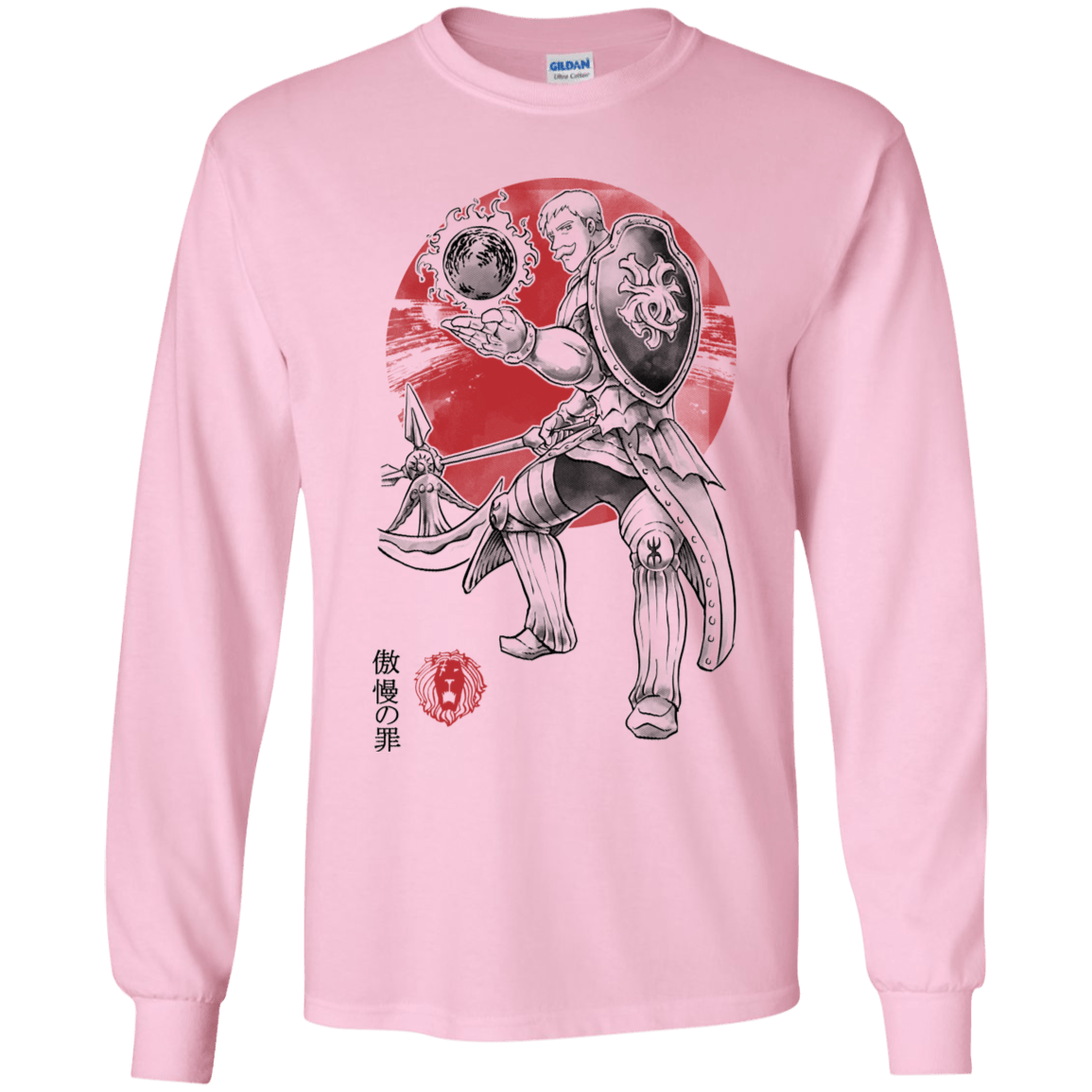 T-Shirts Light Pink / YS Lion Pride Youth Long Sleeve T-Shirt