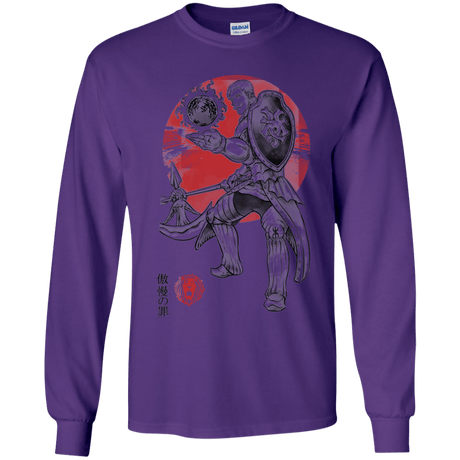T-Shirts Purple / YS Lion Pride Youth Long Sleeve T-Shirt