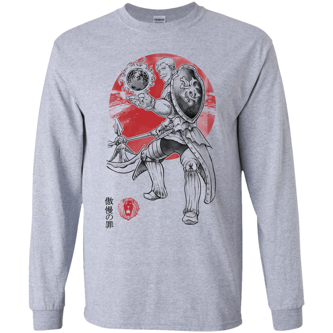 T-Shirts Sport Grey / YS Lion Pride Youth Long Sleeve T-Shirt