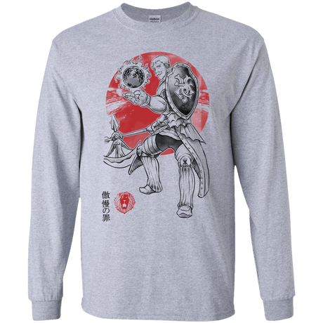 T-Shirts Sport Grey / YS Lion Pride Youth Long Sleeve T-Shirt