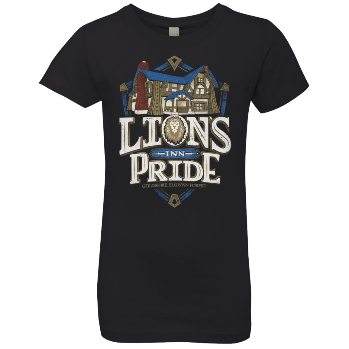 T-Shirts Black / YXS Lion's Pride Inn Girls Premium T-Shirt