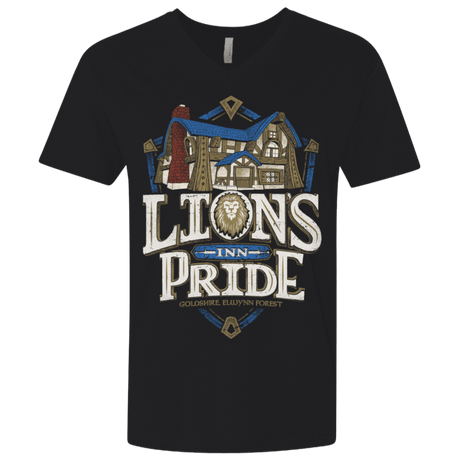 T-Shirts Black / X-Small Lion's Pride Inn Men's Premium V-Neck