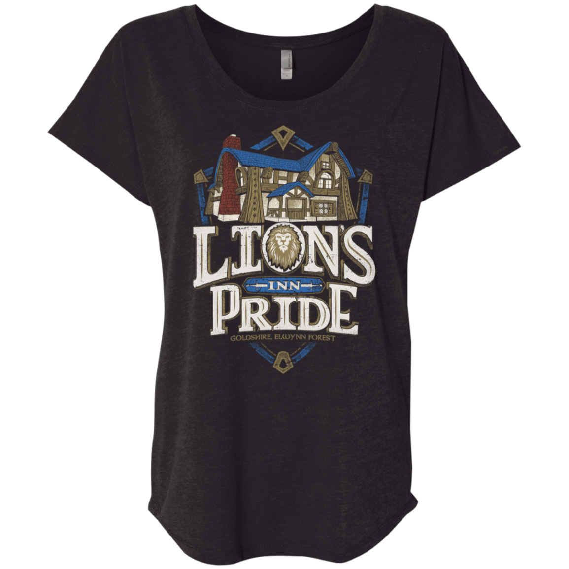 T-Shirts Vintage Black / X-Small Lion's Pride Inn Triblend Dolman Sleeve