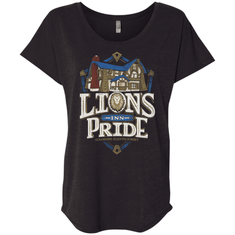 T-Shirts Vintage Black / X-Small Lion's Pride Inn Triblend Dolman Sleeve