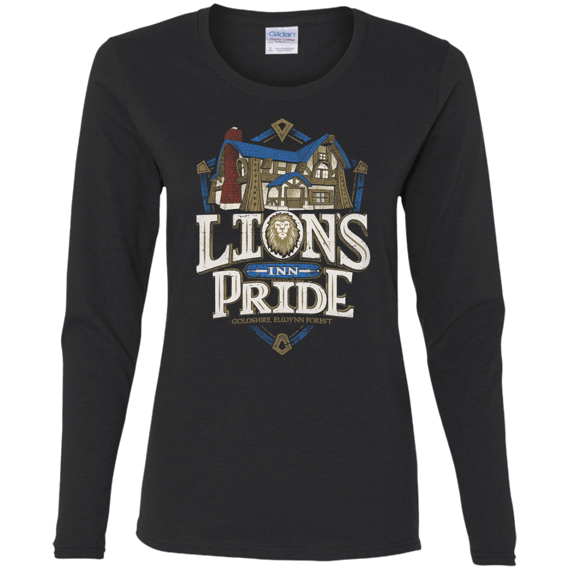 T-Shirts Black / S Lion's Pride Inn Women's Long Sleeve T-Shirt