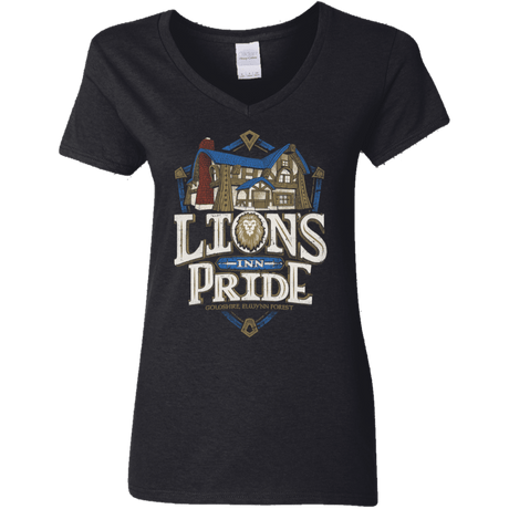 T-Shirts Black / S Lion's Pride Inn Women's V-Neck T-Shirt