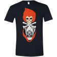 T-Shirts Black / X-Small Lion Skull Men's Semi-Fitted Softstyle