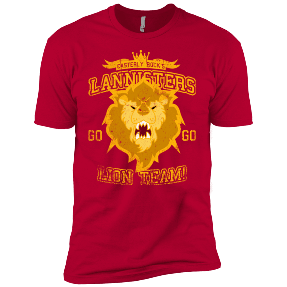 T-Shirts Red / YXS Lion Team Boys Premium T-Shirt