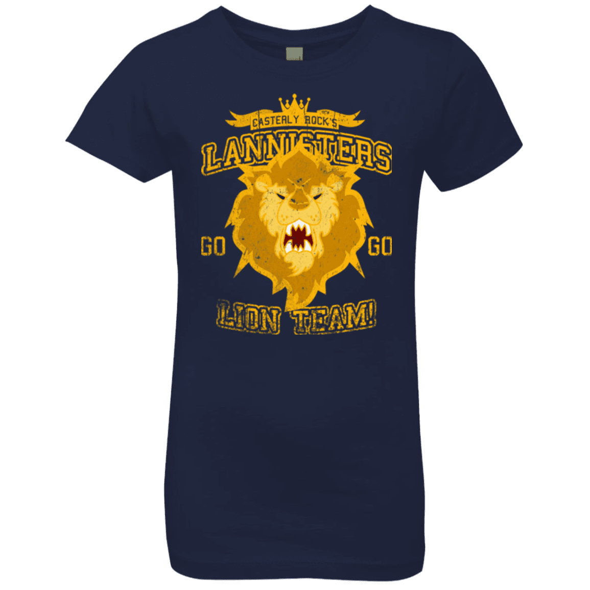 T-Shirts Midnight Navy / YXS Lion Team Girls Premium T-Shirt