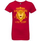 T-Shirts Red / YXS Lion Team Girls Premium T-Shirt