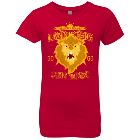 T-Shirts Red / YXS Lion Team Girls Premium T-Shirt