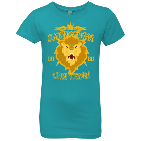 T-Shirts Tahiti Blue / YXS Lion Team Girls Premium T-Shirt