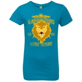 T-Shirts Turquoise / YXS Lion Team Girls Premium T-Shirt