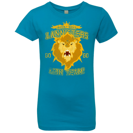 T-Shirts Turquoise / YXS Lion Team Girls Premium T-Shirt