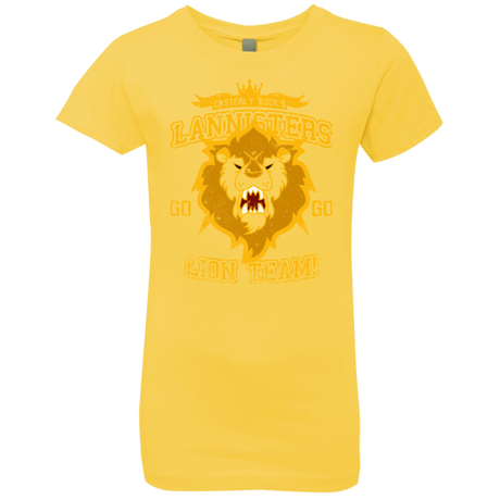T-Shirts Vibrant Yellow / YXS Lion Team Girls Premium T-Shirt