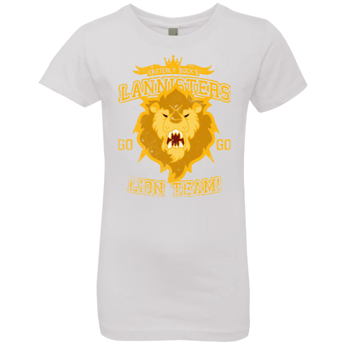 T-Shirts White / YXS Lion Team Girls Premium T-Shirt
