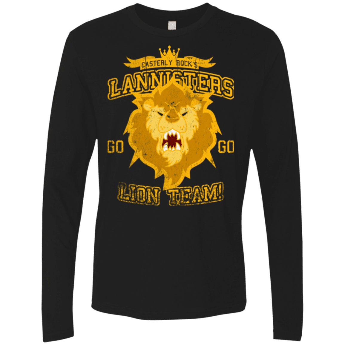 T-Shirts Black / Small Lion Team Men's Premium Long Sleeve