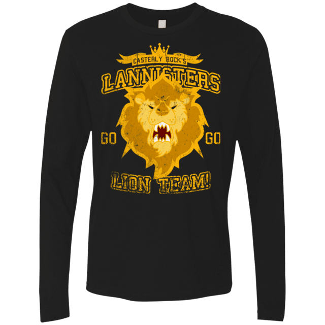 T-Shirts Black / Small Lion Team Men's Premium Long Sleeve