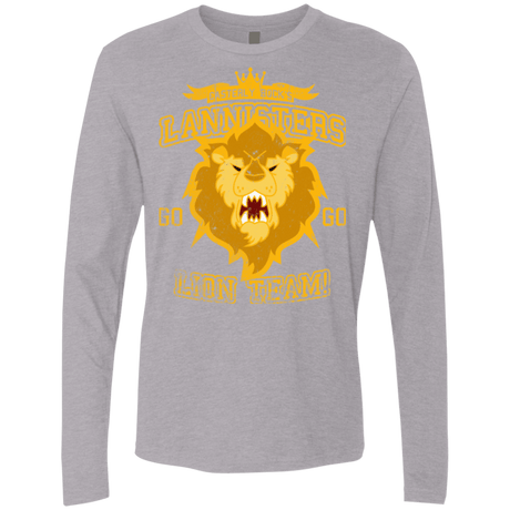 T-Shirts Heather Grey / Small Lion Team Men's Premium Long Sleeve