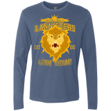 T-Shirts Indigo / Small Lion Team Men's Premium Long Sleeve