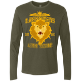 T-Shirts Military Green / Small Lion Team Men's Premium Long Sleeve