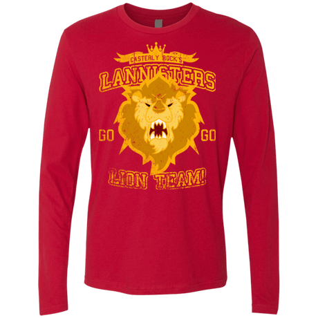 T-Shirts Red / Small Lion Team Men's Premium Long Sleeve
