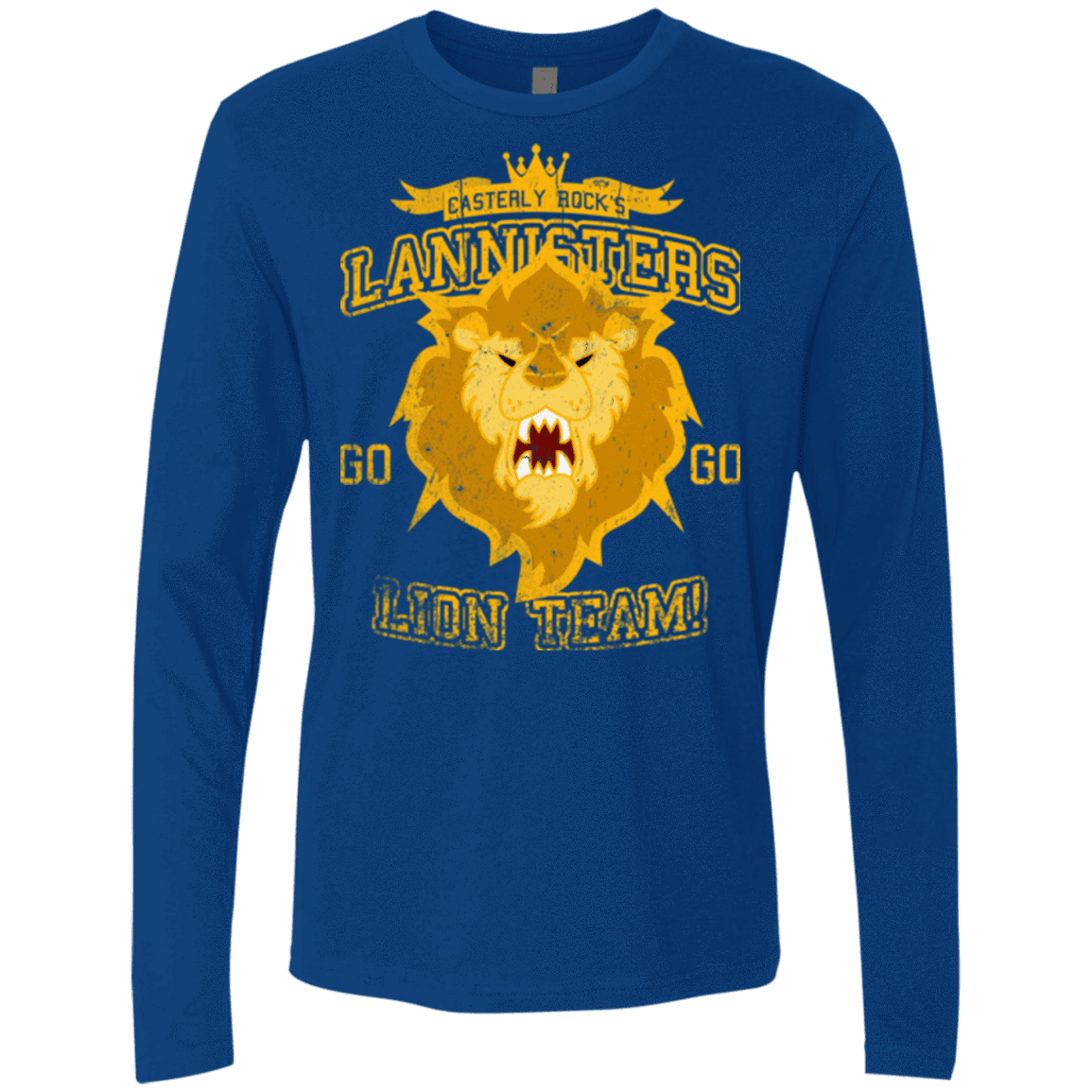 T-Shirts Royal / Small Lion Team Men's Premium Long Sleeve