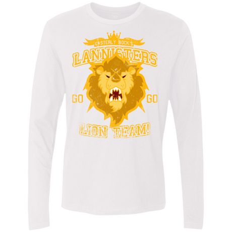 T-Shirts White / Small Lion Team Men's Premium Long Sleeve