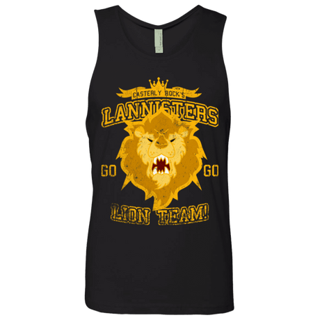 T-Shirts Black / Small Lion Team Men's Premium Tank Top