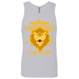 T-Shirts Heather Grey / Small Lion Team Men's Premium Tank Top