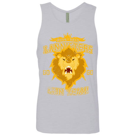 T-Shirts Heather Grey / Small Lion Team Men's Premium Tank Top