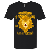 T-Shirts Black / X-Small Lion Team Men's Premium V-Neck