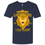 T-Shirts Midnight Navy / X-Small Lion Team Men's Premium V-Neck