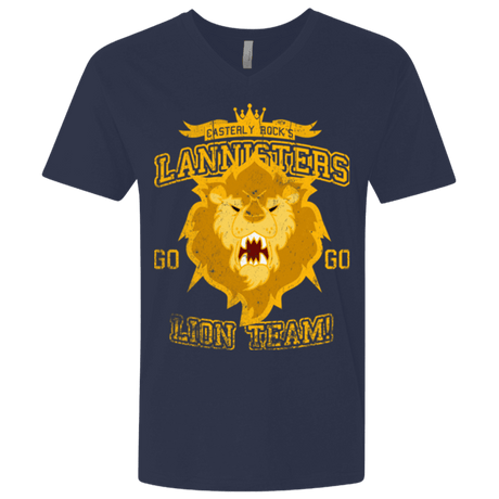 T-Shirts Midnight Navy / X-Small Lion Team Men's Premium V-Neck