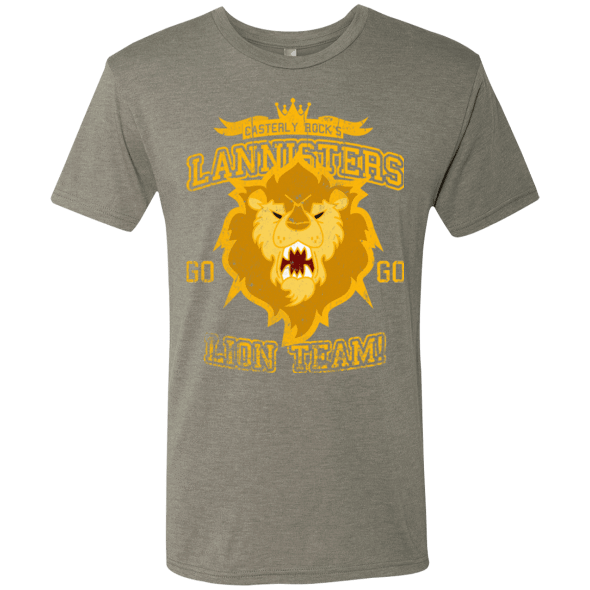 T-Shirts Venetian Grey / Small Lion Team Men's Triblend T-Shirt