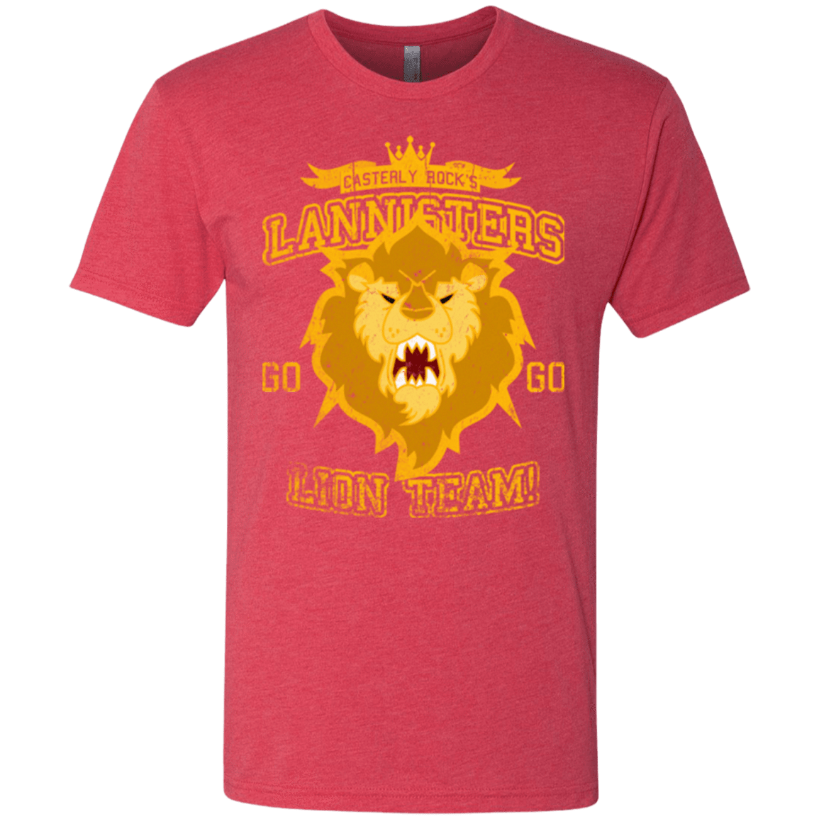 T-Shirts Vintage Red / Small Lion Team Men's Triblend T-Shirt