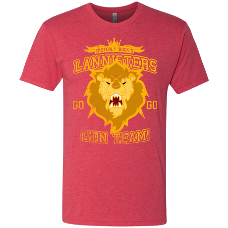T-Shirts Vintage Red / Small Lion Team Men's Triblend T-Shirt