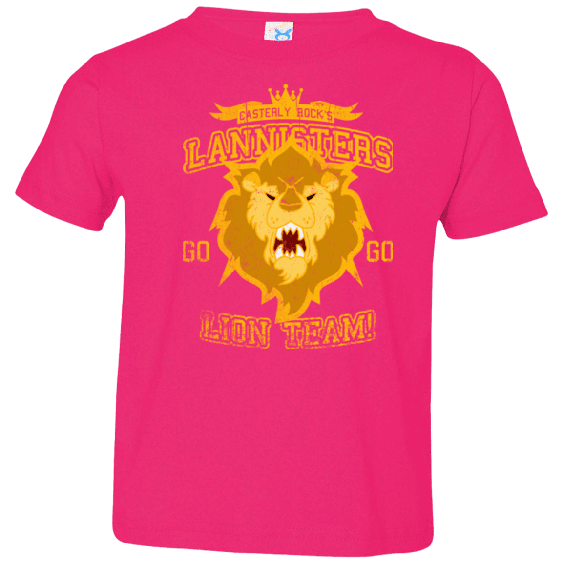 T-Shirts Hot Pink / 2T Lion Team Toddler Premium T-Shirt