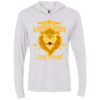 T-Shirts Heather White / X-Small Lion Team Triblend Long Sleeve Hoodie Tee